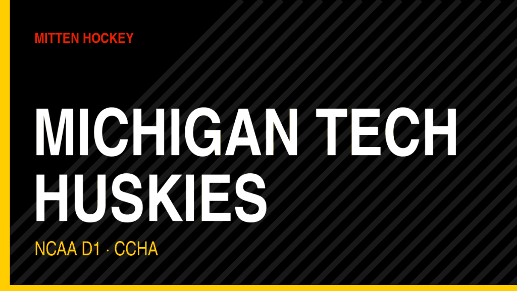Michigan Tech’s Van Blaricom, NMU’s Auyeung-Ashton and Dunn sweep first CCHA weekly&nbsp;honors