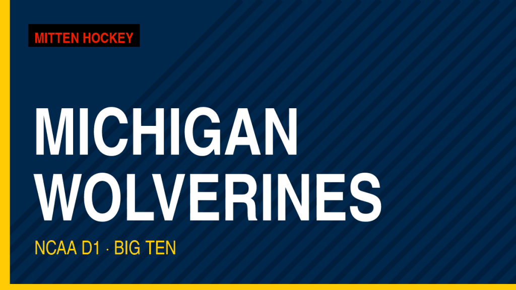 Mitten Hockey story card: Michigan Wolverines, NCAA Division I