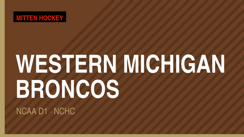 Mitten Hockey story card: Western Michigan Broncos, NCAA Division I